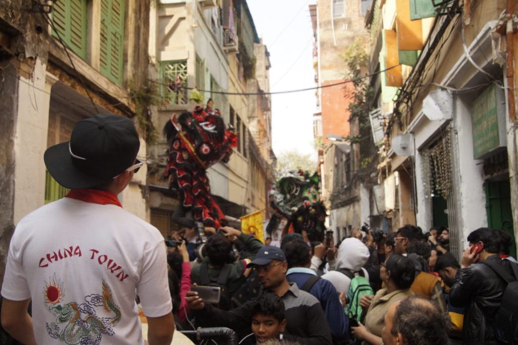 Photography of Chinese new year in Territy Bazar, Kolkata