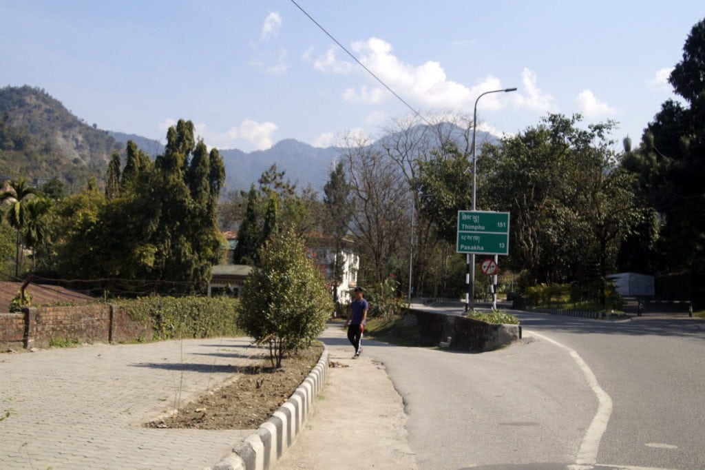 Phuentsholing Town and Karbandi Monastery in Bhutan