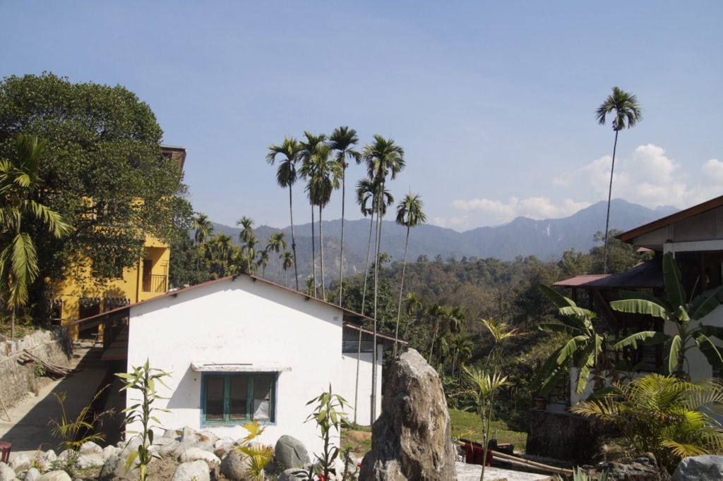 Phuentsholing Town and Karbandi Monastery in Bhutan