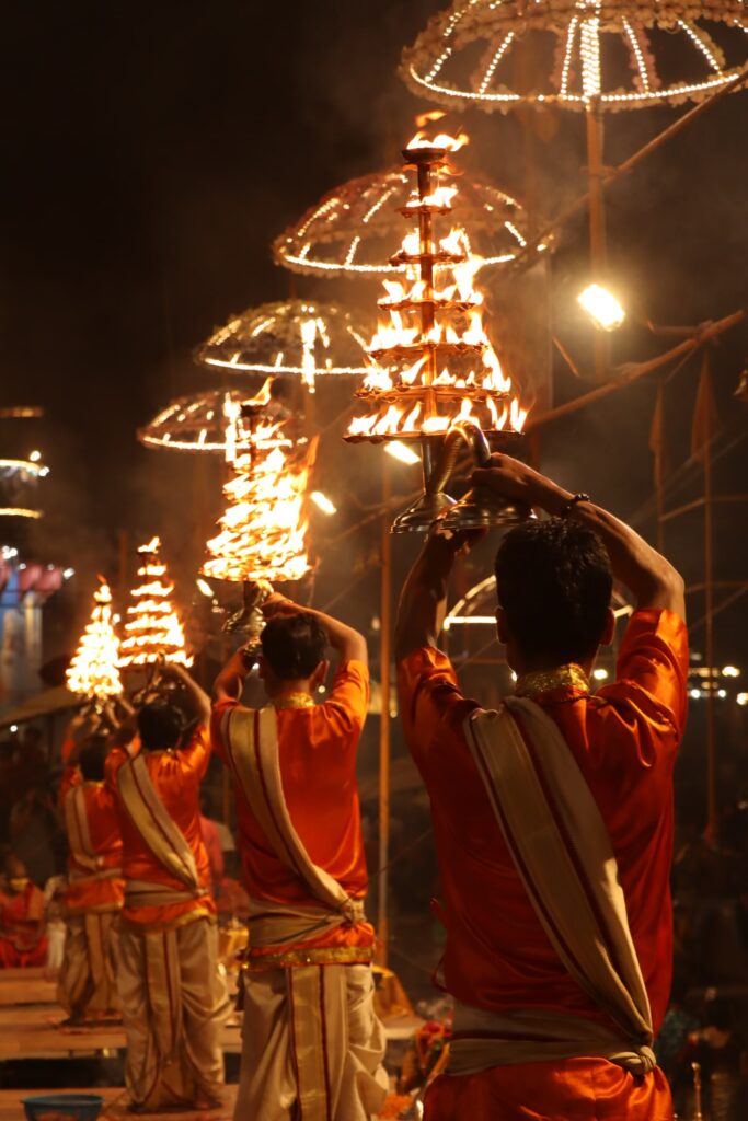 Ganga Arti at Varanasi Ghat Photography