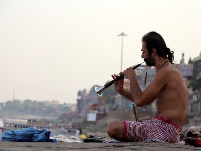 Varanasi ghat candid photography