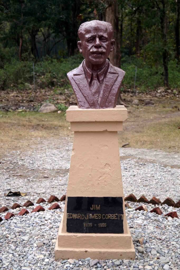 Sir Jim Edward Corbett's Statue in the Jim Corbet