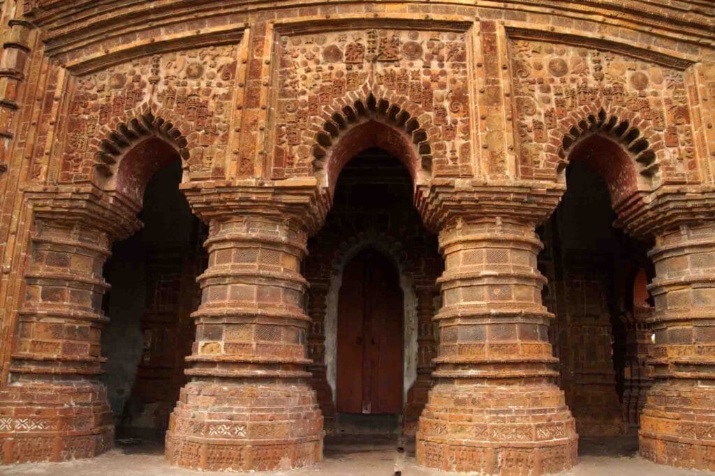 Hangseshwari Temple terracotta artwork photography