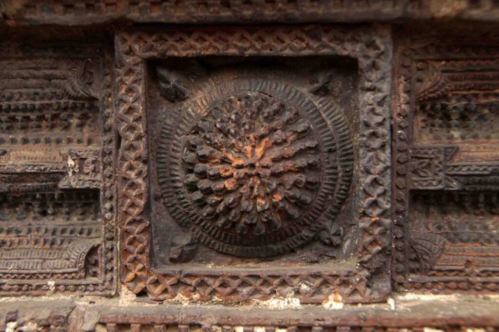 Hangseshwari Temple terracotta artwork photography
