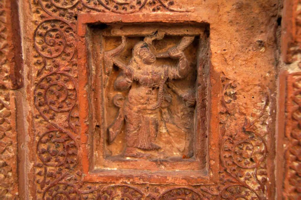 Hangseshwari Temple terracotta artwork photography