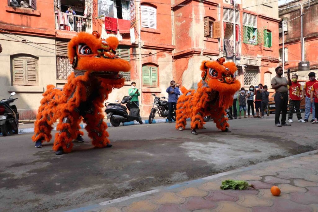 Photography of Chinese new year in Territy Bazar, Kolkata