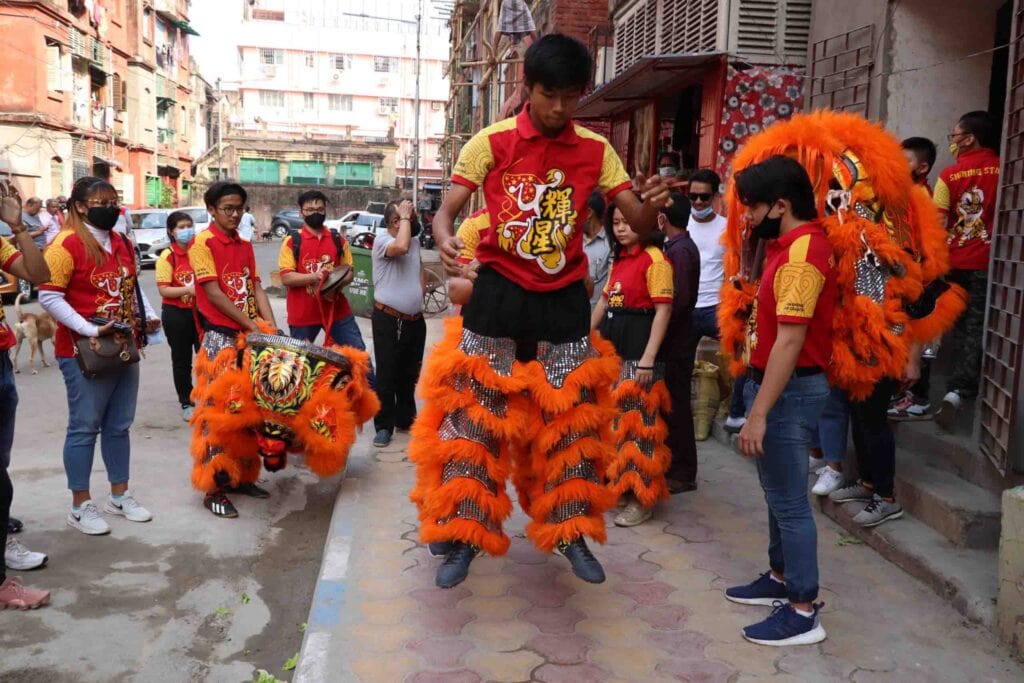 Photography of Chinese new year in Territy Bazar, Kolkata