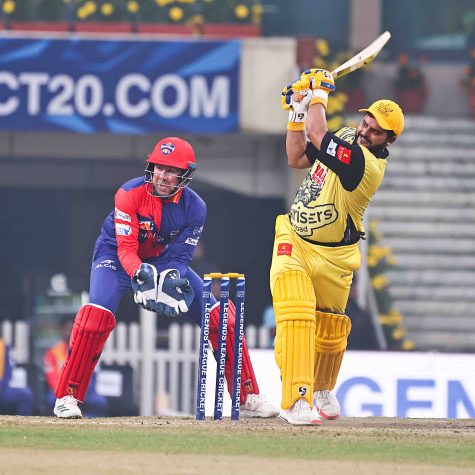 Suresh Raina in Legend League Cricket 2023 professional sports photography